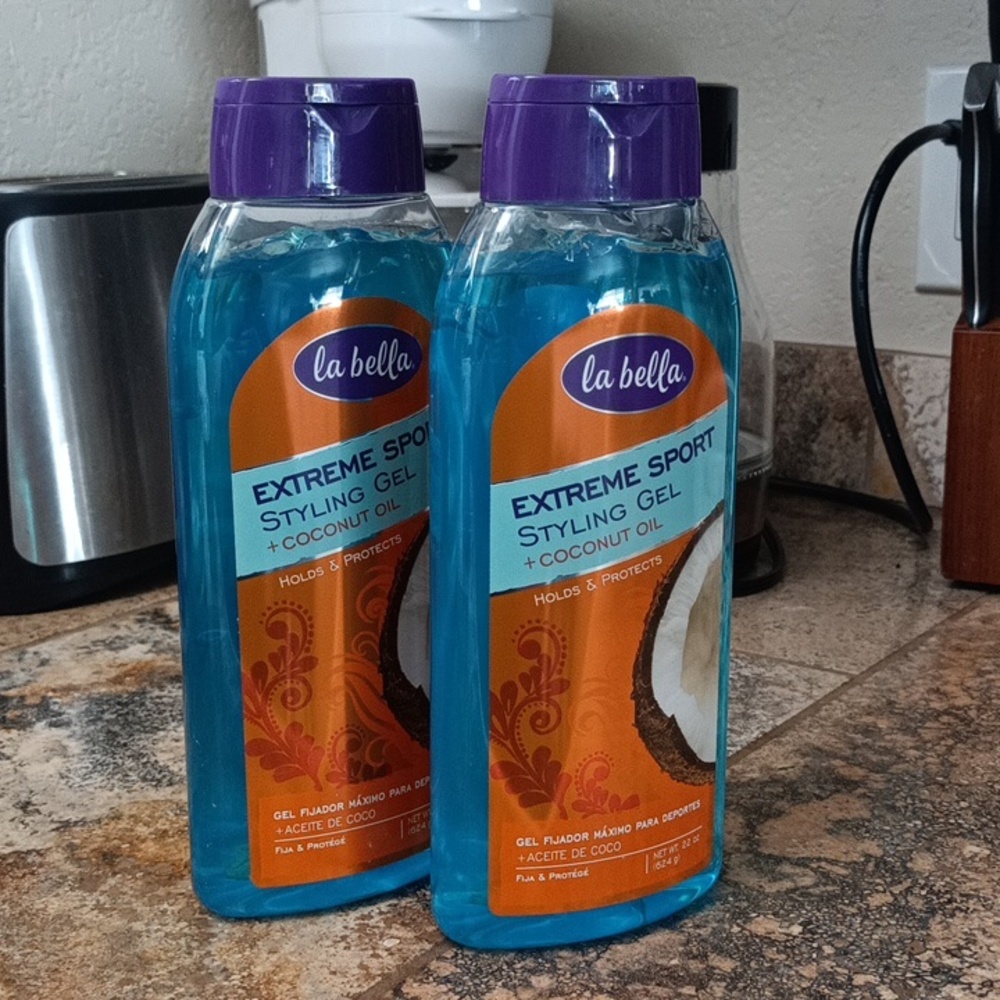 BUNDLE OF 4 La Bella Extreme Sport Styling Gel